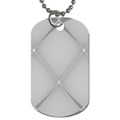 Background Light Glow White Grey Dog Tag (one Side) by Nexatart