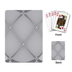 Background Light Glow White Grey Playing Card by Nexatart