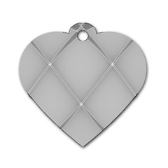 Background Light Glow White Grey Dog Tag Heart (two Sides) by Nexatart