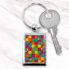 Abstract Background Abstract Key Chains (rectangle)  by Nexatart