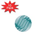 Background Light Glow Blue 1  Mini Buttons (10 pack)  Front