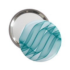 Background Light Glow Blue 2 25  Handbag Mirrors by Nexatart