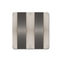 Wall Steel Ivory Creative Texture Square Magnet by Nexatart