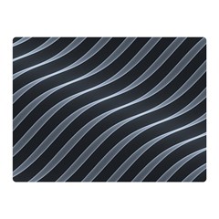 Metal Steel Stripped Creative Double Sided Flano Blanket (mini)  by Nexatart