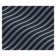 Metal Steel Stripped Creative Double Sided Flano Blanket (small)  by Nexatart