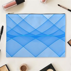 Background Light Glow Blue Cosmetic Bag (xl) by Nexatart