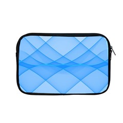 Background Light Glow Blue Apple Macbook Pro 13  Zipper Case by Nexatart