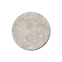 Background Wall Marble Cracks Rubber Round Coaster (4 Pack)  by Nexatart