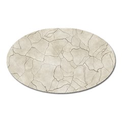 Background Wall Marble Cracks Oval Magnet by Nexatart