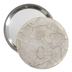 Background Wall Marble Cracks 3  Handbag Mirrors by Nexatart