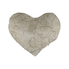 Background Wall Marble Cracks Standard 16  Premium Heart Shape Cushions by Nexatart