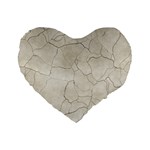 Background Wall Marble Cracks Standard 16  Premium Heart Shape Cushions Front