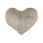 Background Wall Marble Cracks Standard 16  Premium Heart Shape Cushions Back