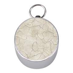 Background Wall Marble Cracks Mini Silver Compasses by Nexatart