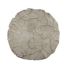 Background Wall Marble Cracks Standard 15  Premium Flano Round Cushions by Nexatart