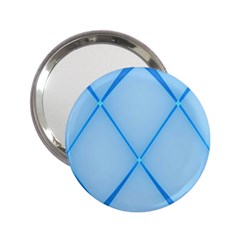 Background Light Glow Blue 2 25  Handbag Mirrors by Nexatart