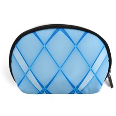 Background Light Glow Blue Accessory Pouches (large)  by Nexatart