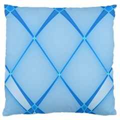 Background Light Glow Blue Large Flano Cushion Case (two Sides) by Nexatart