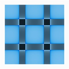 Wall Blue Steel Light Creative Medium Glasses Cloth (2-side) by Nexatart