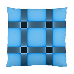 Wall Blue Steel Light Creative Standard Cushion Case (two Sides) by Nexatart