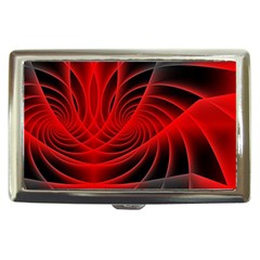 Red Abstract Art Background Digital Cigarette Money Cases