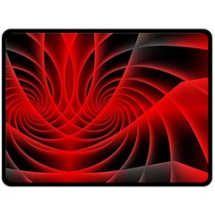 Red Abstract Art Background Digital Fleece Blanket (large)  by Nexatart