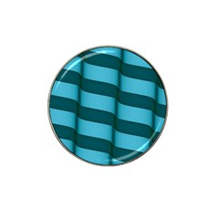 Curtain Stripped Blue Creative Hat Clip Ball Marker (4 pack)