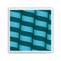 Curtain Stripped Blue Creative Memory Card Reader (Square) 