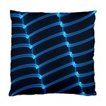 Background Neon Light Glow Blue Standard Cushion Case (Two Sides) Front