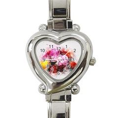 Flowers Roses Wedding Bouquet Art Heart Italian Charm Watch by Nexatart