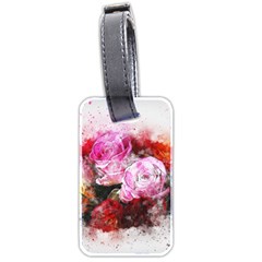 Flowers Roses Wedding Bouquet Art Luggage Tags (two Sides)