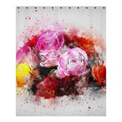 Flowers Roses Wedding Bouquet Art Shower Curtain 60  X 72  (medium) 