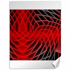 Abstract Red Art Background Digital Canvas 36  X 48   by Nexatart