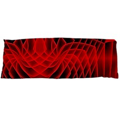 Abstract Red Art Background Digital Body Pillow Case (dakimakura)