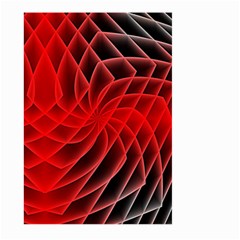 Abstract Red Art Background Digital Large Garden Flag (two Sides) by Nexatart