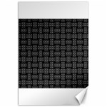 Background Weaving Black Metal Canvas 20  x 30   19.62 x28.9  Canvas - 1