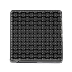 Background Weaving Black Metal Memory Card Reader (square) by Nexatart