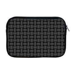 Background Weaving Black Metal Apple Macbook Pro 17  Zipper Case by Nexatart