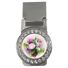 Flowers Roses Bouquet Art Nature Money Clips (cz) 