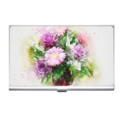 Flowers Roses Bouquet Art Nature Business Card Holders by Nexatart