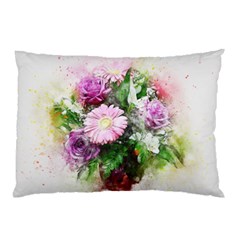 Flowers Roses Bouquet Art Nature Pillow Case by Nexatart