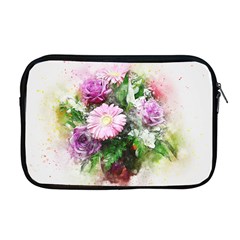 Flowers Roses Bouquet Art Nature Apple Macbook Pro 17  Zipper Case by Nexatart