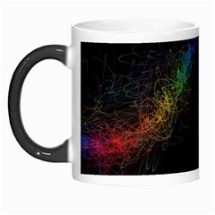 Background Light Glow Lines Colors Morph Mugs