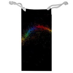 Background Light Glow Lines Colors Jewelry Bag