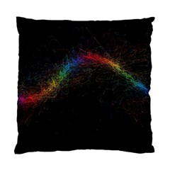 Background Light Glow Lines Colors Standard Cushion Case (One Side)