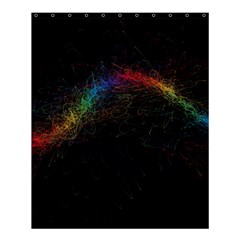 Background Light Glow Lines Colors Shower Curtain 60  X 72  (medium) 