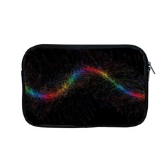 Background Light Glow Lines Colors Apple MacBook Pro 13  Zipper Case