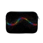 Background Light Glow Lines Colors Apple MacBook Pro 15  Zipper Case Front