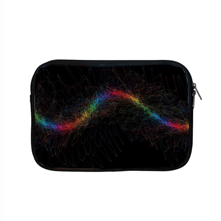 Background Light Glow Lines Colors Apple MacBook Pro 15  Zipper Case