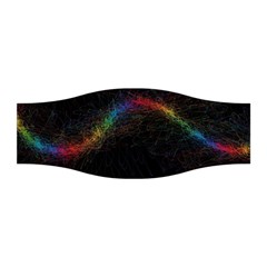 Background Light Glow Lines Colors Stretchable Headband